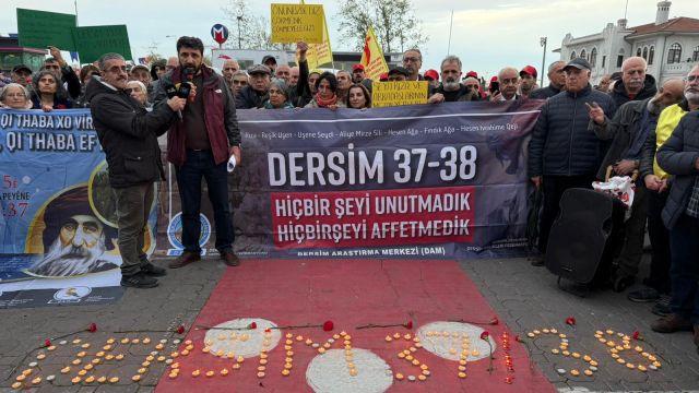 Dersim Tertelesi için Kadıköy’de anma